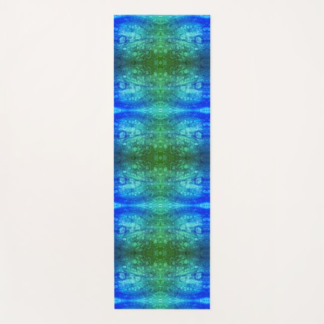 Lila X GL Ikat 6 Yogamatte (Vorderseite)