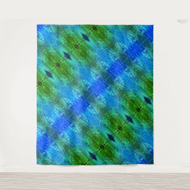 Lila X GL Ikat 7 Wandteppich (Vorderseite)