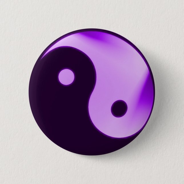 Lila-Yang-Taste Button (Vorderseite)