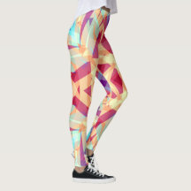 Lila Yellow Turquoise Red Geometric Marokkanisch