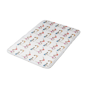 Lila Yoga Posen Bathmat Badematte