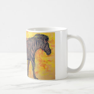 lila Zebra Kaffeetasse