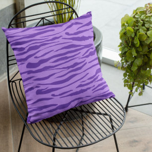 lila Zebra Muster Kissen