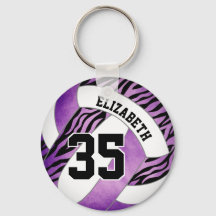 lila Zebrastreifen Akzente Mädchen Volleyball