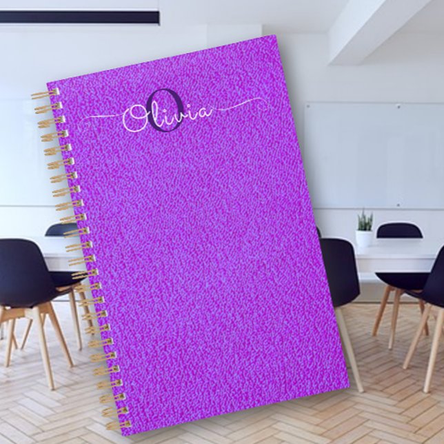 Lila Ziegenledertypografie Planer (Von Creator hochgeladen)