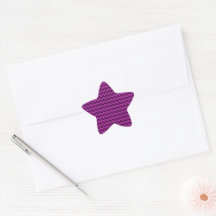 Lila Zig Zag Glitzer