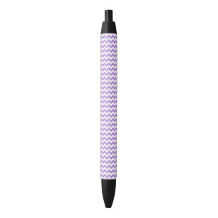 Lila Zigzag, Lila Zickzack, geometrisches Muster Kugelschreiber