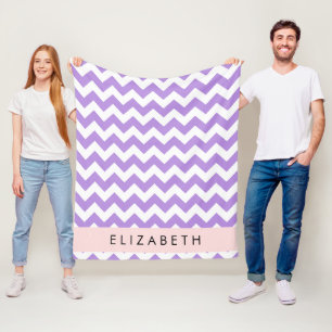Lila Zigzag, Lila Zickzack, Ihr Name Fleecedecke