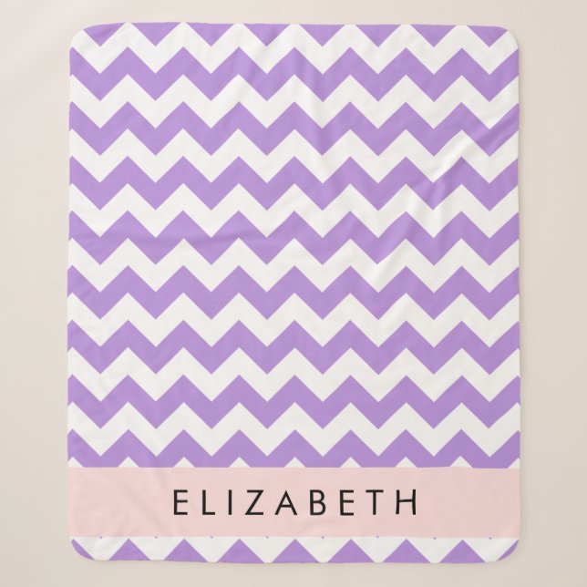 Lila Zigzag, Lila Zickzack, Ihr Name Sherpadecke (Vorderseite)