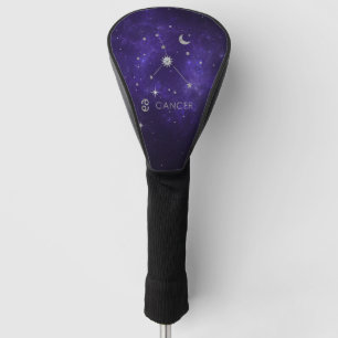 Lila Zodiakarzinom Kosmisches Astrologie Horosko Golf Headcover