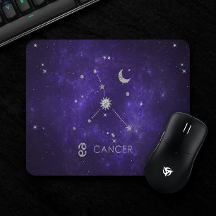 Lila Zodiakarzinom   Kosmisches Astrologie Horosko Mousepad