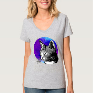 Lila Zwergnebel T-Shirt