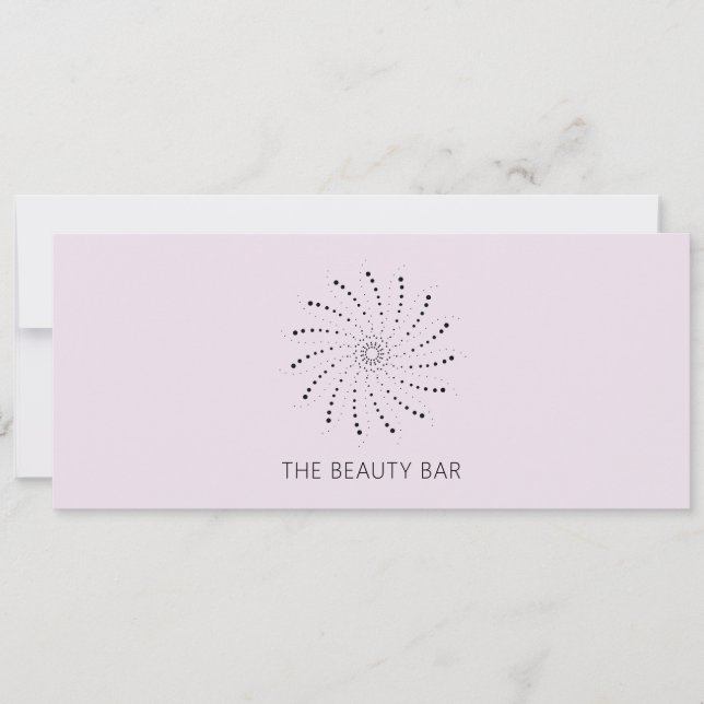 Lilac Abstrakte Blume Elegantes Geschenkgutschein (Vorderseite)