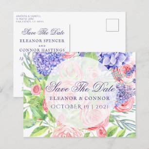 Lilac and Peony - Ausgeklügelte Einladung zur Hoch
