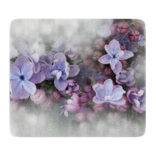 Lilac blüht schneidebrett