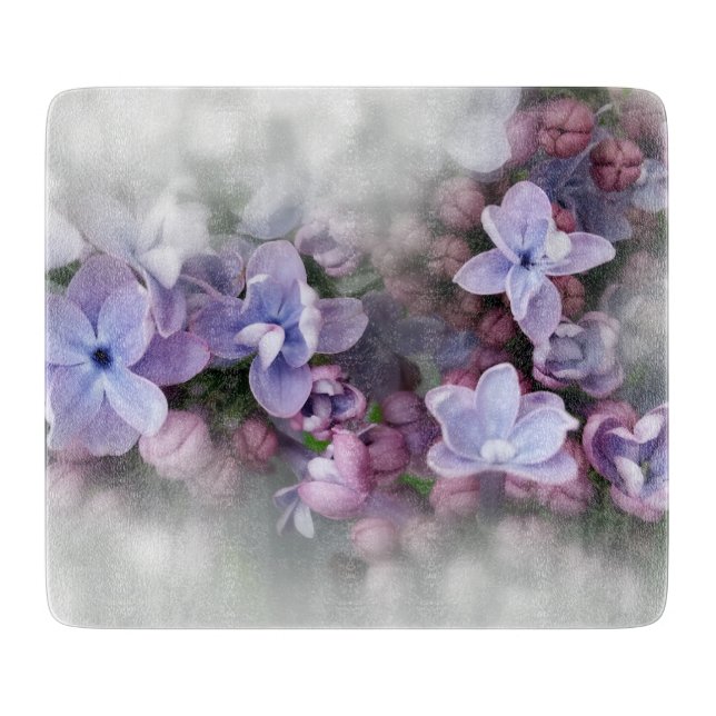 Lilac blüht schneidebrett (Vorderseite)