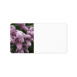 Lilac-Blume Adressaufkleber