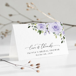 Lilac-Blume, Boho, Brautparty Dankeskarte