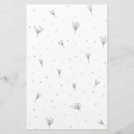 Lilac Blume Briefpapier