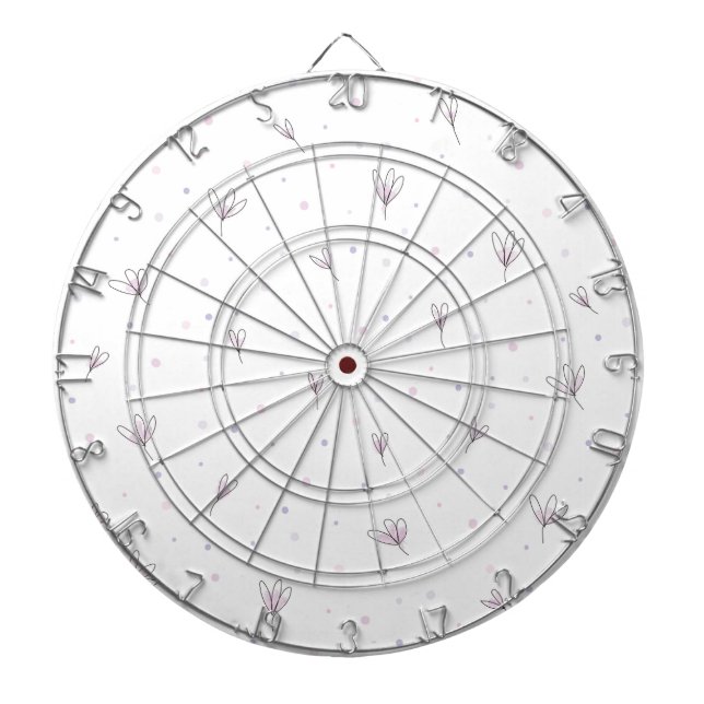 Lilac Blume Dartscheibe (vorne)