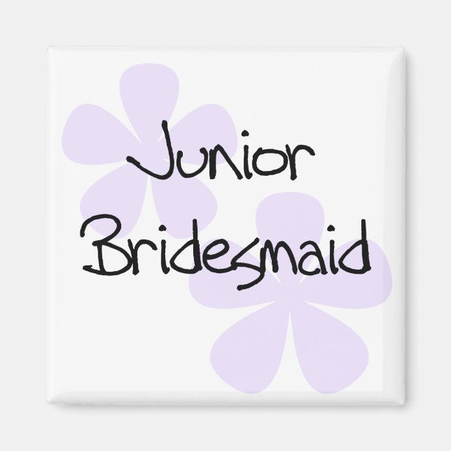 Lilac Blume Junior Bridesmaid Magnet (Vorne)