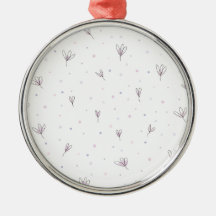 Lilac Blume Keramik Ornament