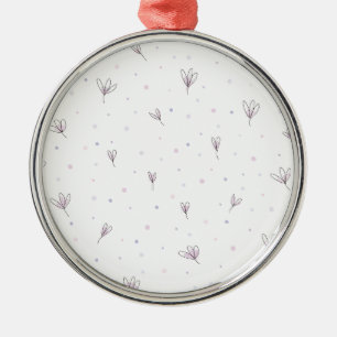 Lilac Blume Keramik Ornament Aus Metall