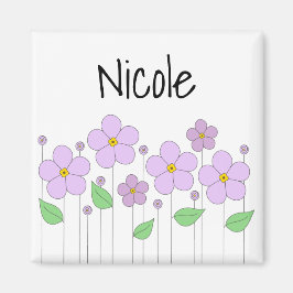 Lilac Blume Magnet