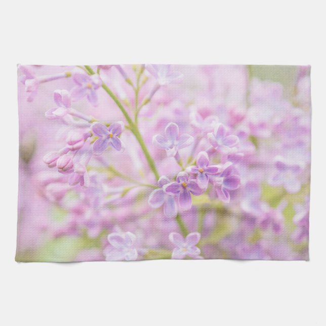 Lilac Blume Mist Handtuch (Horizontal)