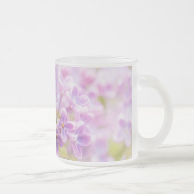 Lilac Blume Mist Mattglastasse (Rechts)