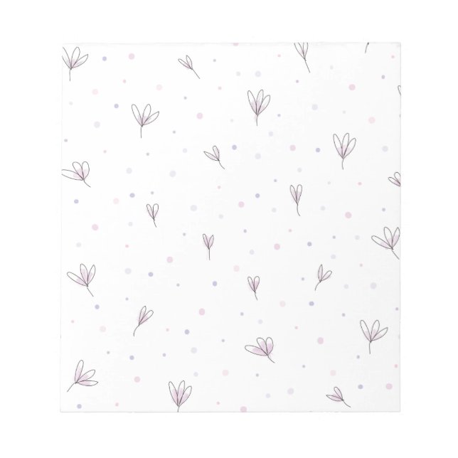 Lilac Blume Notizblock (Vorderseite)
