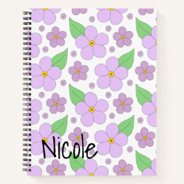 Lilac-Blume Notizbuch