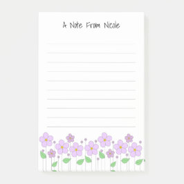Lilac-Blume Papiernachschlagewerke Post-it Klebezettel