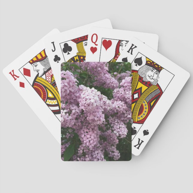 Lilac Blume Playing Cards Spielkarten (Rückseite)