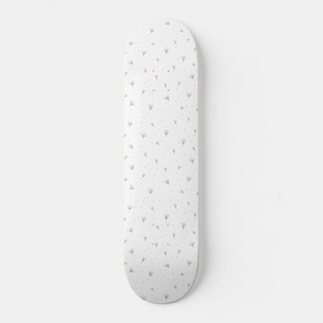 Lilac Blume Skateboard (Vorderseite)