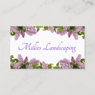 Lilac Blume Visitenkarte