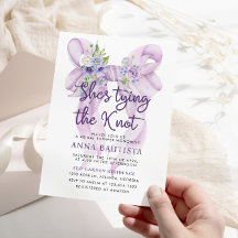 Lilac Bow Sie bindet das Brautparty des Knotens