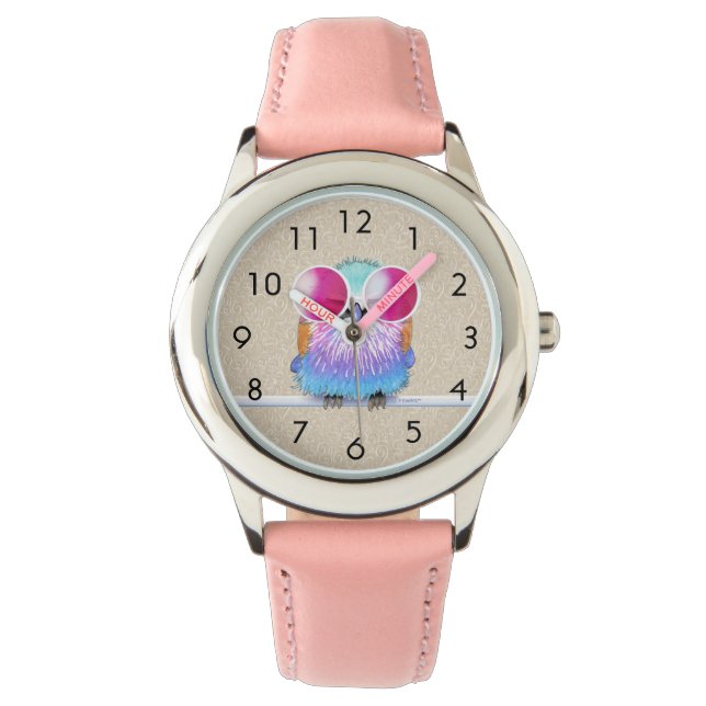 Lilac-Brustwalze Armbanduhr (Vorderseite)