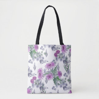 Lilac chrysanthemas tasche