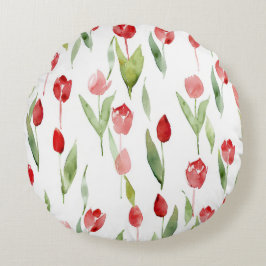 Lilac Circle Pencil Case Rundes Kissen