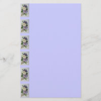 Lilac Clematis Vine Acrylmalerei