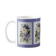 Lilac Clematis Vine Acrylmalerei