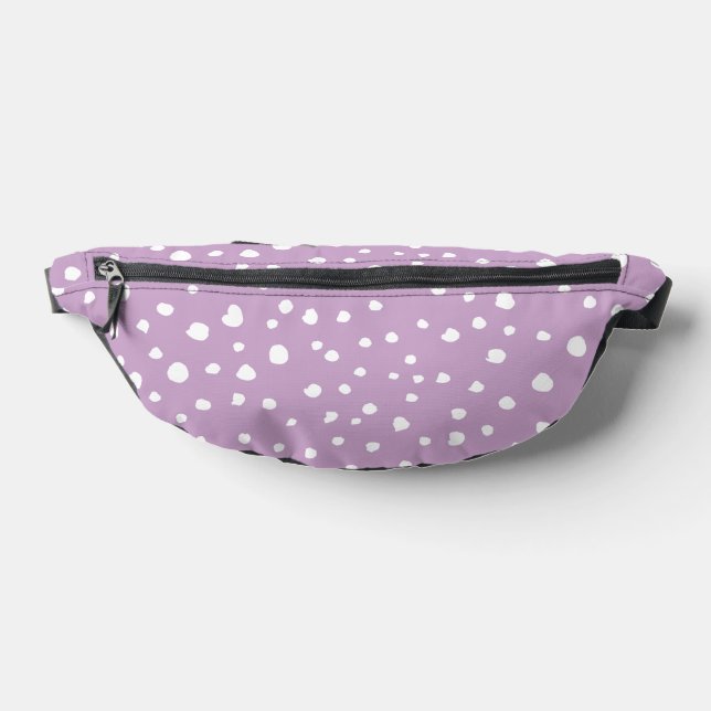 Lilac-Dalmatiner-Punkte, Dalmatiner-Punkte, gepunk Bauchtasche (Ablage )