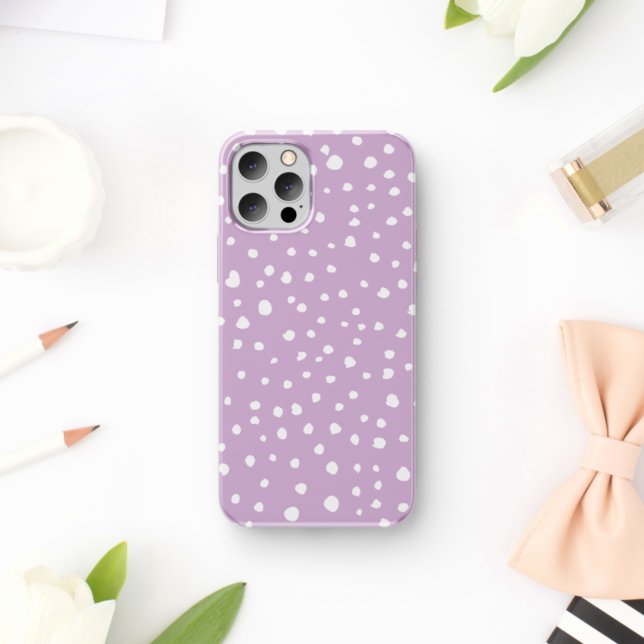 Lilac-Dalmatiner-Punkte, Dalmatiner-Punkte, gepunk Case-Mate iPhone Hülle (Von Creator hochgeladen)