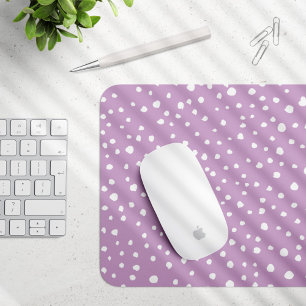 Lilac-Dalmatiner-Punkte, Dalmatiner-Punkte, gepunk Mousepad