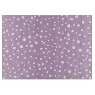 Lilac-Dalmatiner-Punkte, Dalmatiner-Punkte, gepunk Schneidebrett