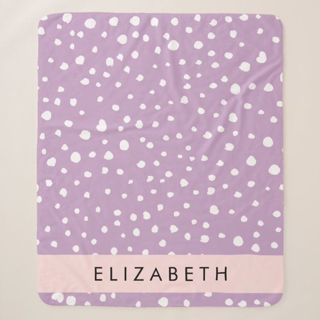 Lilac Dalmatiner Spots, Dalmatiner Punkte, Ihr Nam Sherpadecke (Vorderseite)