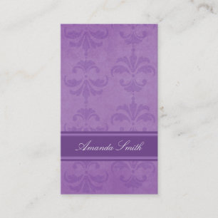 Lilac-Damast Visitenkarte