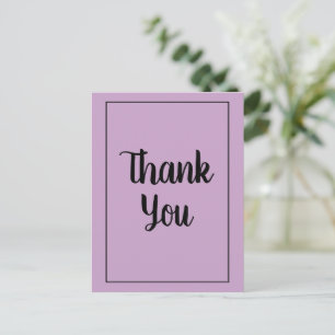 Lilac danke postkarte