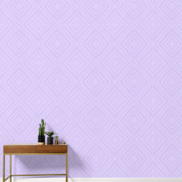 Lilac Diamond Geometric Lila Tapete